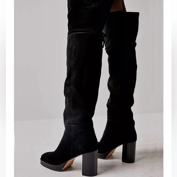 NWOT! FREE PEOPLE Echo Platform Over The Knee Boot - Size 39.5 - Picture 3 of 10